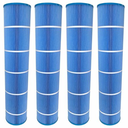 ZORO APPROVED SUPPLIER Jandy CL 580 Anti Microbial Replacement Pool Filter 4 Pack Compatible PJAN145-M/C7482AM/FC0820M WP.JAN0820M-4P
